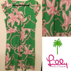 Lilly Pulitzer Cherry Dress with Pink Accents